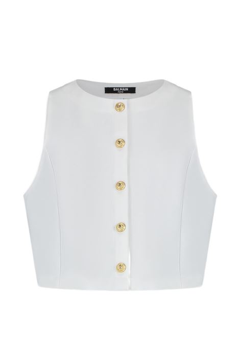 Top con bottoni BALMAIN KIDS | BY5A02 J0371100